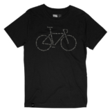 t shirt stockholm text bike black | nachhaltiges Geschenk T-shirt Stockholm Text Bike black