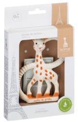 Beissring Weich So`Pure Sophie la Girafe im weißen Geschenkkarton