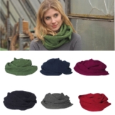damen loop rundschal aus kbt wolle seide | nachhaltiges Geschenk Damen Loop, Rundschal aus kbT-Wolle & Seide