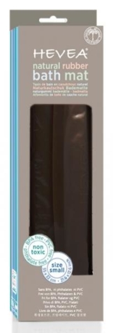 Hevea Badewanneneinlage aus Naturkautschuk Charcoal Schwarz