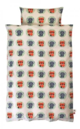 kinderbettwaesche solvej 100x135 cm 40x60 cm | nachhaltiges Geschenk Kinderbettwäsche Solvej 100x135 cm + 40x60 cm - der niedliche Tiger