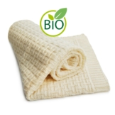 Merino Babydecke in Natur, Sonnenstrick