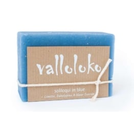 Valloloko Körperseife Menthol, Limette & Eukalyptus  Soliloquy in Blue