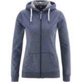 Damen Sweatjacke mit Kapuze aus 100% Bio Baumwolle