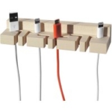 handy kabel halter fuer wandmontage oder schreibtisch side by side0 | nachhaltiges Geschenk Handy Kabel Halter für Wandmontage oder Schreibtisch - Side by Side