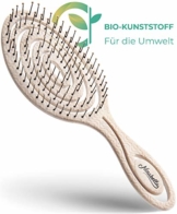 ninabella bio haarbuerste ohne ziepen profi entwirrungsbuerste einzigartige deta | nachhaltiges Geschenk Ninabella® Bio Haarbürste ohne Ziepen, Profi Entwirrungsbürste, Einzigartige Detangler-Bürste mit Spiralfeder, Anti-Ziep-Haarbruch-Knoten-Spliss-Bürste