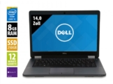 Dell Latitude E5470 - 14,0 Zoll - Core i5-6300U @ 2,4 GHz - 8GB RAM - 250GB SSD - WSXGA (1600x900) - Webcam - Win10Pro