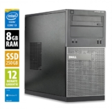 Dell OptiPlex 3020 MT - Core i3-4150 @ 3,5 GHz - 8GB RAM - 250GB SSD - DVD-RW - Win10Home