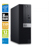 DELL OptiPlex 5060 SFF - Core i3-8100 @ 3,6 GHz - 8GB RAM - 250GB SSD - Win10Home